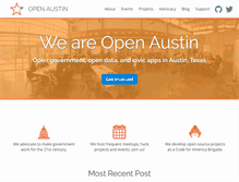 Tablet Screenshot of open-austin.org